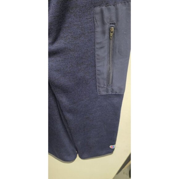 Cal Berkeley By Champion Blue 1/4 Zip Pullover Sweater Men's Size XL - Picture 4 of 9